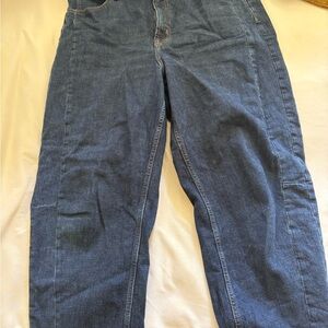 Old Navy High Waisted Barrel Ankle Jeans 16